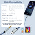 USB C to 3.5mm Audio Aux Jack Cable (4.3ft, 2-Pack) - USB C to 3.5mm Headphone Car Stereo Cord, Compatible with Samsung Galaxy S23 S22 S21 S20+ No...