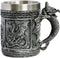 Medieval Roaring Dragon Mug - Dungeons and Dragons Beer Stein Tankard Drink Cup - 15.8oz Stainless Coffee Mug for GOT Dragon Lovers Collector Idea...