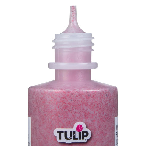 Tulip Puff Fabric Paint, Acrylic Craft Paint, 4 fl oz, Glitter Red, for Clothes, DIY Projects, Non-Toxic...