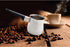 Fino Stainless Steel Turkish Coffee Pot - Professional 18/8 Warmer for Stovetop Coffee, Milk, Tea, Hot Chocolate - Delicious Daily Beverages - 12-...