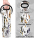 Pattern Animal Dog Wine Bag Neoprene Wine Tote Bags Leakproof Travel Wine Tote with Handle Reusable Cooler Bag for Camping Picnic Travel Wine Love...