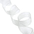 VATIN Silver Organza Wired Ribbon, 1-1/2" Silver Sheer Ribbon with Metallic Edge for Christmas Tree Decoration Gift Wrapping Wedding Crafts -25 Ya...