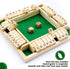 Dice Game Shut The Box Game Wooden Board Game with 10 Dices,a Classic 4 Sided Family Math Game for 2-4 Players Dice Board Game Shut-The-Box(Kids o...