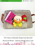 LANGYASHAN Rectangular Storage Bin Collapse Canvas Fabric Cartoon Storage Basket with Handles for Organizing Home Kitchen Boys and Girls Toys Offi...