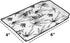888 Display USA, Inc 20 bags of our White, 4" x 6" Exotic Plant Print Flat Paper Bags, for Treats, Storefronts, Promotional Giveaways, Cookies, Br...