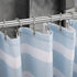 Titanker Shower Curtain Hooks Rings, Rust-Resistant Metal Double Glide Shower Hooks for Bathroom Shower Rods Curtains, Set of 12 Hooks - Matte Nic...