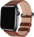 Fullmosa Leather Bands Compatible with Apple Watch Band 49mm 46mm 45mm 44mm 42mm for Men Women, Top Grain Genuine Leather Strap for iWatch Ultra 2...