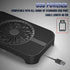 Network Devices Cooling Solution USB Fan, Airflow 65.8CFM 5V USB Quiet Fan, Computer Fan Portable USB Fans Compatible for Router TV Receiver DVR P...