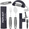 Weighted Parkinsons Utensils for Hand Tremors, Weighted Silverware for Parkinsons Patients Arthritic Hands, Built Up Utensils for Adults, Adaptive...