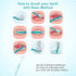 Soft S-Shaped Manual Toothbrush for Adults Sensitive Gums,Nano Floss Bristles Vertical Tooth Brushes with Candy Color Deep Clean for Junior Youth ...