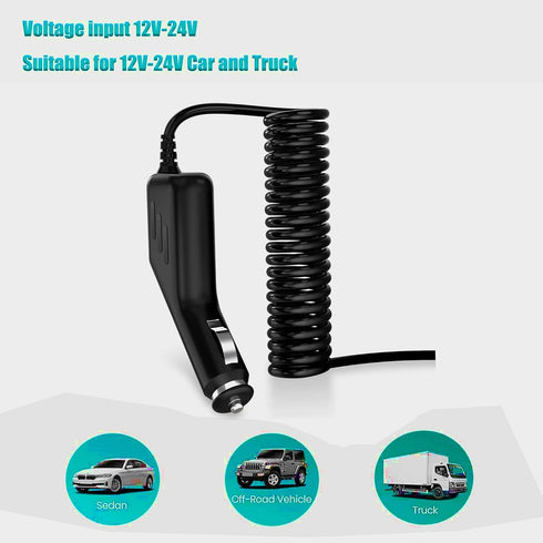 Replacement USB Car Charger Power Cord for Rand McNally Tnd 740 Tablet 70 80 TripMaker GPS...