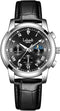 Quartz Casual Men's Watches?Genuine Leather Strap Mens Watches, Waterproof, Night Light, Calendar, Chronograph Watch for Stylish Men...