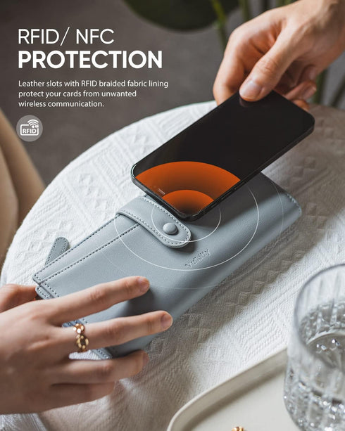 ???????????????? Ultra Slim Thin Leather Wallets Womens Bifold Credit Card Women's Wallets Card Cases Money Organizers for Women Ladies Female Cas...