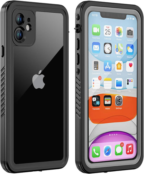 for iPhone 11 Waterproof Case with Screen Protector Full Body Protector Shockproof Dustproof Dirtproof Heavy Duty IP68 Waterproof Case for iPhone ...