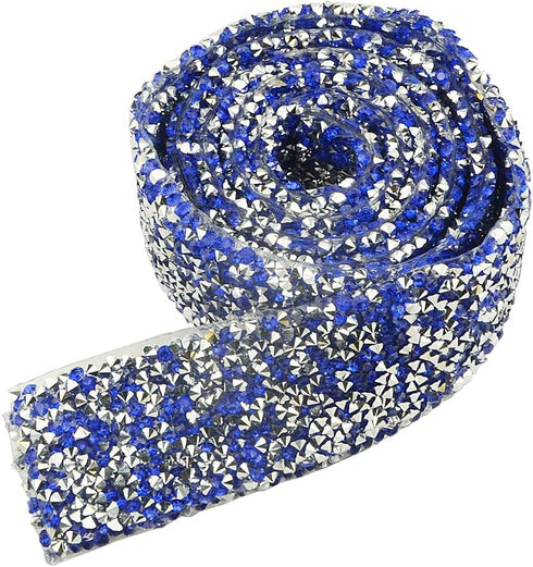 XINGYHENG 3cm Wide 2 Yard Rhinestone Diamond Ribbon Diamond Belt Glue Patch Decorated Diamond Net for Crafts Project Birthday Decorations Furnitur...