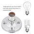 E26/E27 Ceiling/Wall Light Base Holder, Converter Adapter Light Pendant Bulb Lamp Screw Socket for Home Improvement(Silver)...