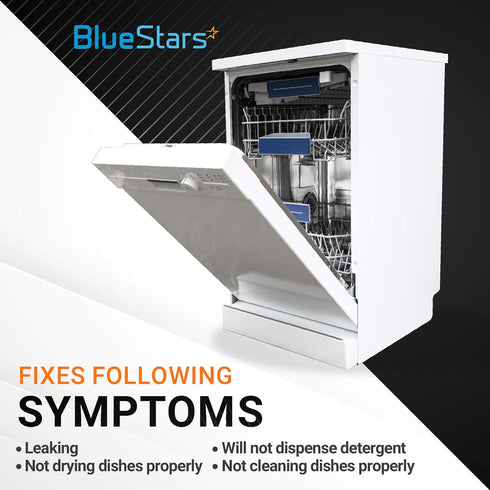 BlueStars 8558307 Dishwasher Dispenser Cap - Ultra Durable Rinse Aid Cap Compatible with Whirlpool Kenmore Dishwashers - Replaces WP8558307 819398...