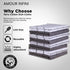 AMOUR INFINI Cotton Kitchen Dish Cloths Set of 8 – Highly Absorbent, Super Soft Premium Terry Cleaning Cloth (12"x12" Inch) Premium Dishcloths for...