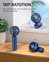FrSara Portable Handheld Fan, Mini Desk Fan, Multi-Function Fan, 2000mAh Ultra-Long Battery Life, Ultra-Quiet, 3-Speed Adjustment(Blue)...