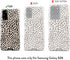 BURGA Phone Case Compatible with Samsung Galaxy S20 - Hybrid 2-Layer Hard Shell + Silicone Protective Case -Black Polka Dots Pattern Nude Almond L...