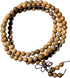 HAPPEACE 6mm Natural Fragrant Green Sandalwood 108 Mala Beads - Tibetan Buddhism Prayer Beads...
