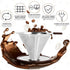 Pour Over Coffee Dripper?Reusable Stainless Steel Drip Cone Coffee Filter, Update Double Ultra Fine Micro Mesh Filter, Professional Paperless Drip...