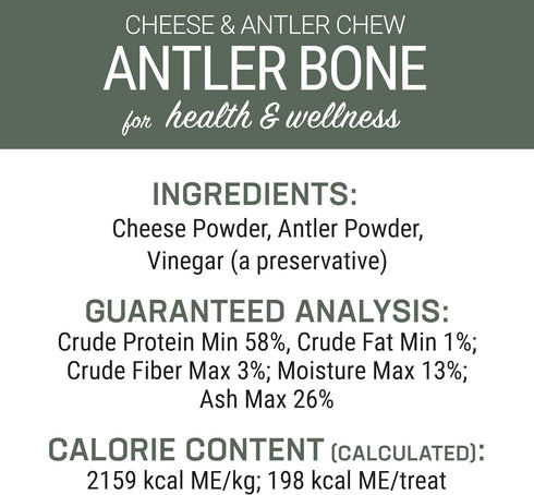 Antler and Himalayan Cheese Dog Chew | Long Lasting, Stain Free, Protein Rich, Low Odor | 100% Natural, Healthy & Safe | No Lactose, Gluten Or Gra...