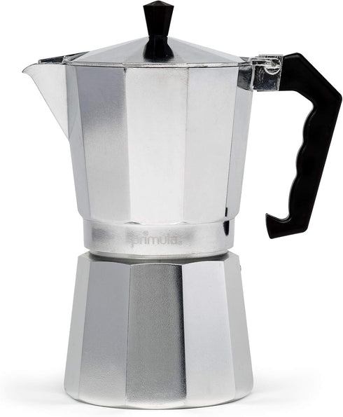 Primula Classic Stovetop Espresso and Coffee Maker, Moka Pot for Italian and Cuban Café Brewing, Greca Coffee Maker, Cafeteras, 9 Espresso Cups, S...