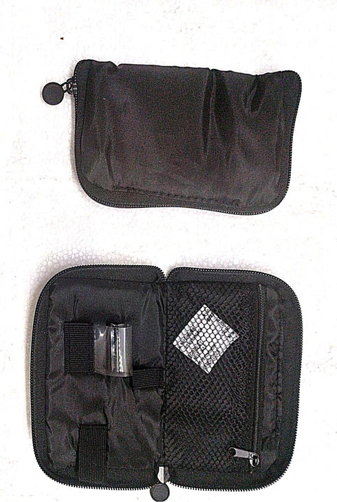 Blood Glucose Monitor Storage Bag Case Portable Blood Blood Glucose Monitor Organizer Carrying Case Pouch (Black)...