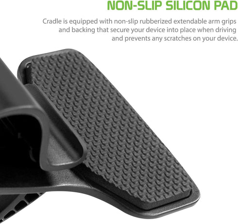 Cellet Car Dash Clip Phone Holder with Non-Slip Clamp & 360° Rotation – Dashboard Mount Compatible with iPhone, Android – Secure, Adjustable Cradl...