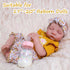 Aori Reborn Baby Dolls Clothes 20 inch Outfit 3 pcs Yellow Flower Set for 17-20 Inch Reborn Doll Newborn Girl...