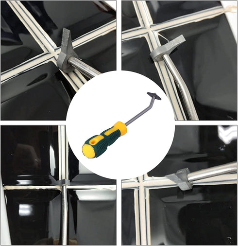 Grout Removal Tool, 2Set Grout Remover Caulking Removal Tool Remove Grout or for Tile Joints and Seams or Corner,Paint Coating And Wall Treatment...