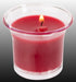 HYOOLA Clear Cup Scented Votive Candles - Berries - 12 Hour Burn Time - 4 Pack - European Made...