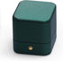 Oirlv Gorgeous Blackish Green Ring Box Premium Leather Ring Bearer Box for Wedding,Proposal Jewelry Gift Case...