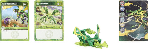 Bakugan Geogan Rising 2021 Ventus Swarmer Geogan (Viloch Combiner Part 7 of 7) Collectible Action Figure and Trading Cards...