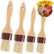 Pastry Brushes for Baking Basting Brush with Boar Bristles and Beech Hardwood Handles Culinary Oil Brush for Barbecue Butter Grill BBQ Sauce Baste...