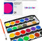 AUREUO Kids Watercolor Paint Set - 24 Colors Vibrant Watercolor Cakes with Plastic Palette & Paint Brush for Kids, Students, Beginners & Adults...