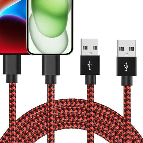 Compatible with i Phone 12 Charger 2Pack 3FT i Phone Cable Nylon Fast i Phone Charging Cord Compatible with i.Phone 14/13/12/11/Pro/X/Xs Max/XR /8...