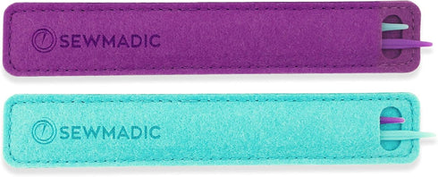 That Purple Thang (4 Pieces- 2xPurple, 2xGreen) Plus 2 Felt Storage Pouches - A Sewers Magic Wand for Sewing...