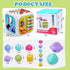 6 in One Activity Cube Toys for Baby 18M+, Montessori Educational Learning Fine Motor Skills Toys Gifts for Toddlers Boys Girls Age 2 3 (White)...