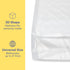 Crib Mattress Storage Bag with Zipper, 5 Mil Clear Plastic Cover for Moving, Includes Accessory Bags...