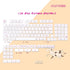 Keycaps,126 Key PBT Keycaps, MA Height Cross Shaft keycaps, Suitable for 61/64/68/84/87/98/104 Key Mechanical Keyboards (Only Sell Keycaps) (Purpl...