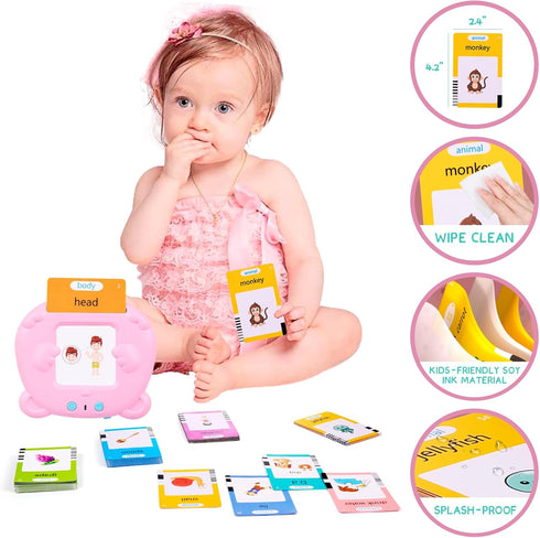Toddler Toys for 2 3 4 5 6 Year Old Boys and Girls 224 Sight Words Talking Flash Cards Autism Sensory Toys Speech Therapy Toys Montessori Toys Edu...