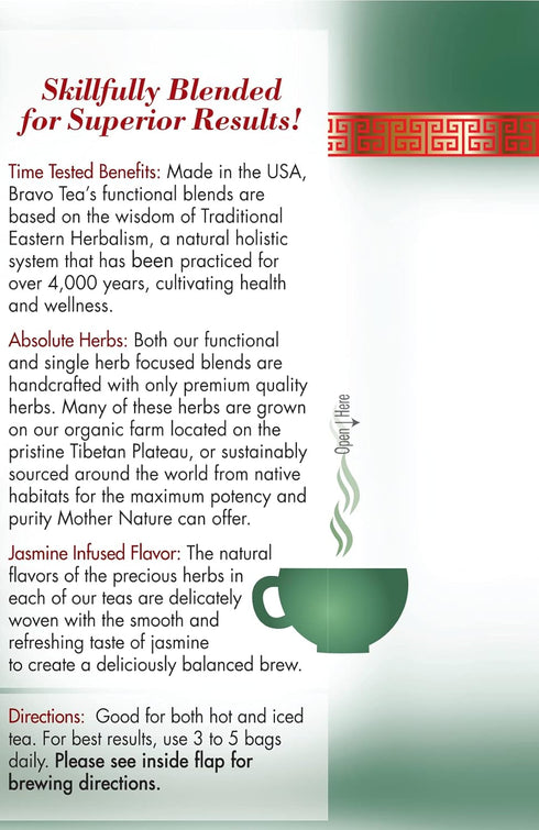 BRAVO TEAS&HERBS Blood Circulation Herbal Tea, Caffeine Free, 20 Count...