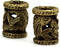 Bead Bronze Paracord Leather Lanyard Beads Hand-CAST Metal...