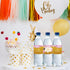 32pcs Gold Oh Baby Water Bottle Labels, Pink Glitter Gender Reveal/1st Birthday Bottle Stickers, Princess Sign Bottle Wrappers, Welcome Baby/Sweet...