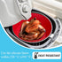 Air Fryer Silicone Pot, Air Fryer Silicone Basket Bowl, Silicone Baking Tray Pots for 3 to 5 Qt for Air fryer Oven Reusable Baking Tray Oven Acces...