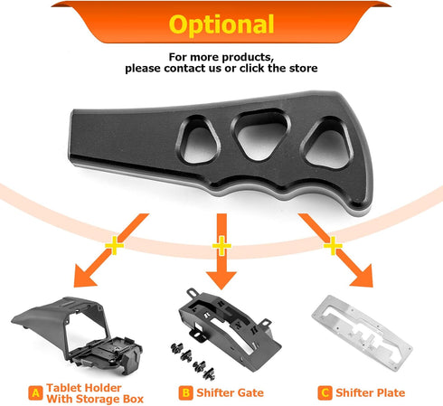 WeiSen UTV X3 Shift Knobs, Aluminum Gear Selector Shifter Knob Grip Compatible with 2017-2024 Can-Am Maverick X3 MAX Turbo R XDS XRS XMR XRC All M...