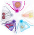 FOCCIUP 100 Pcs 3x4 Inches Mixed Color Organza Gift Bags with Drawstring for Christmas Wedding Birthday Party Favor...