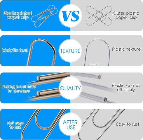 48 Pcs Extra Large Paper Clips 4 Inches Jumbo Paper Clips 100 mm Metal Mega Paperclips Big Sheet Holder for Student Office Worker Organizing Stora...